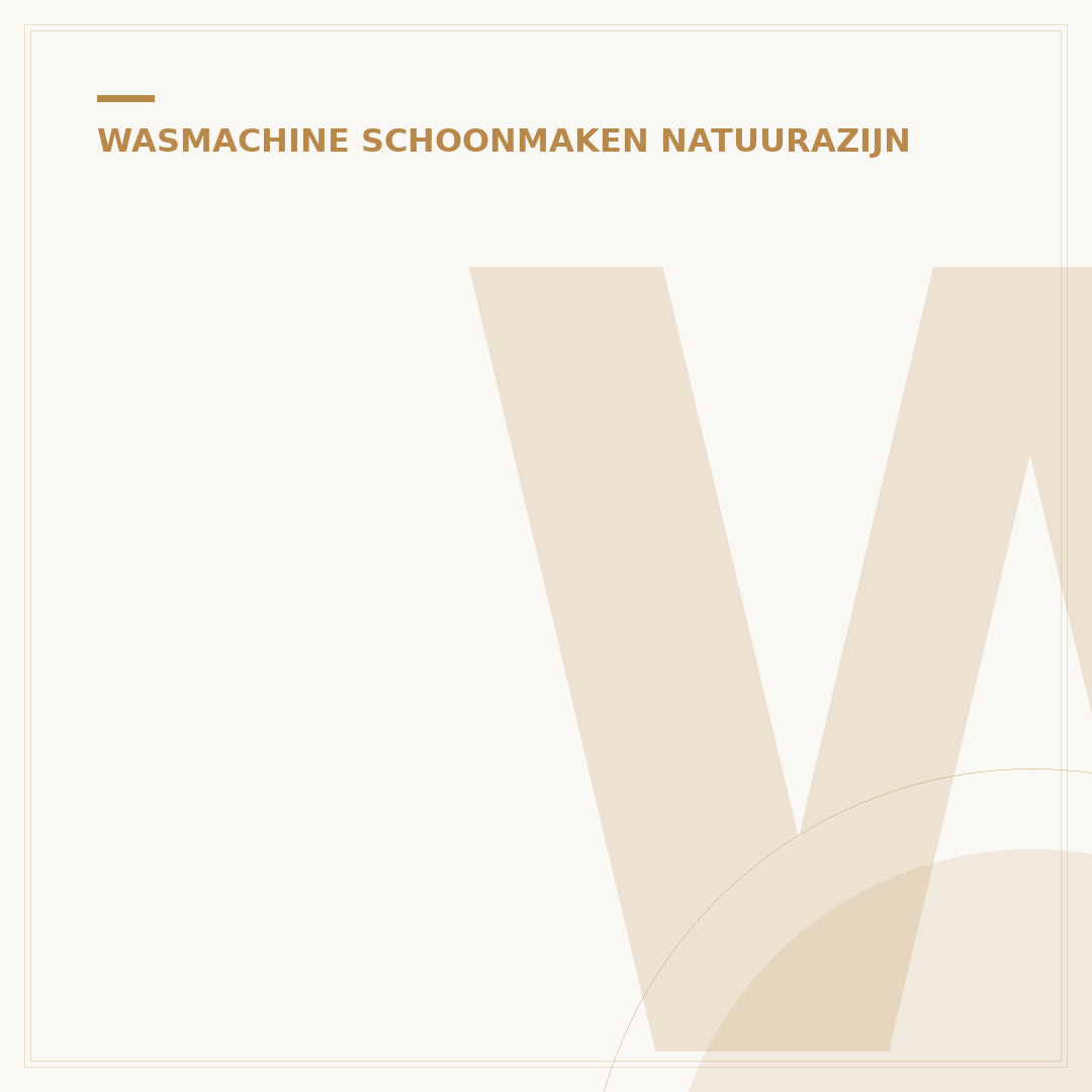 Witte Natuurazijn Wasmachine: 5 Redenen & Hoe Gebruik Je Het?