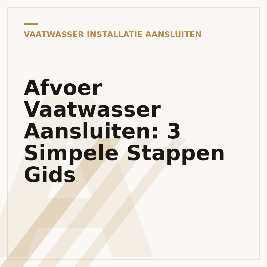 Afvoer Vaatwasser Aansluiten: 3 Simpele Stappen Gids