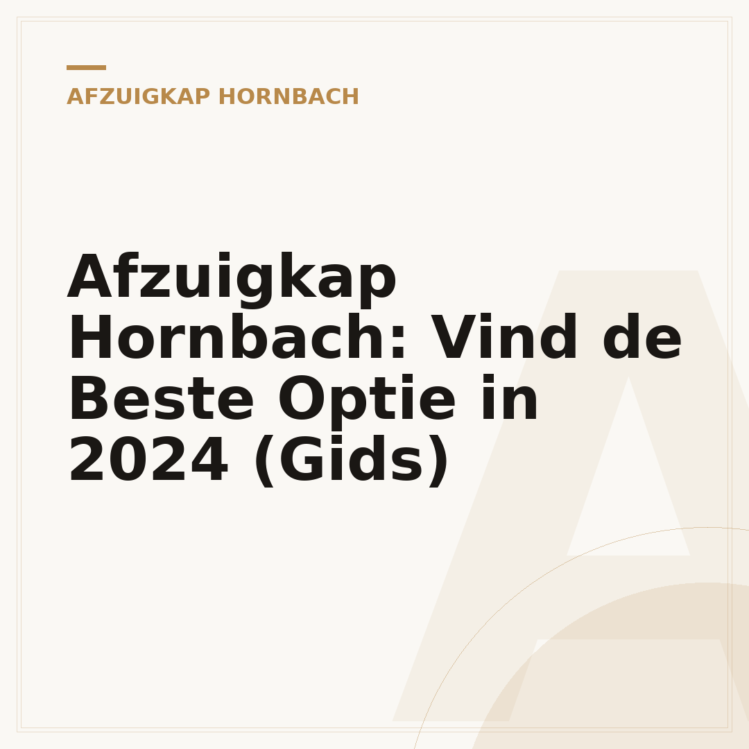 Afzuigkap Hornbach: Vind de Beste Optie in 2024 (Gids)