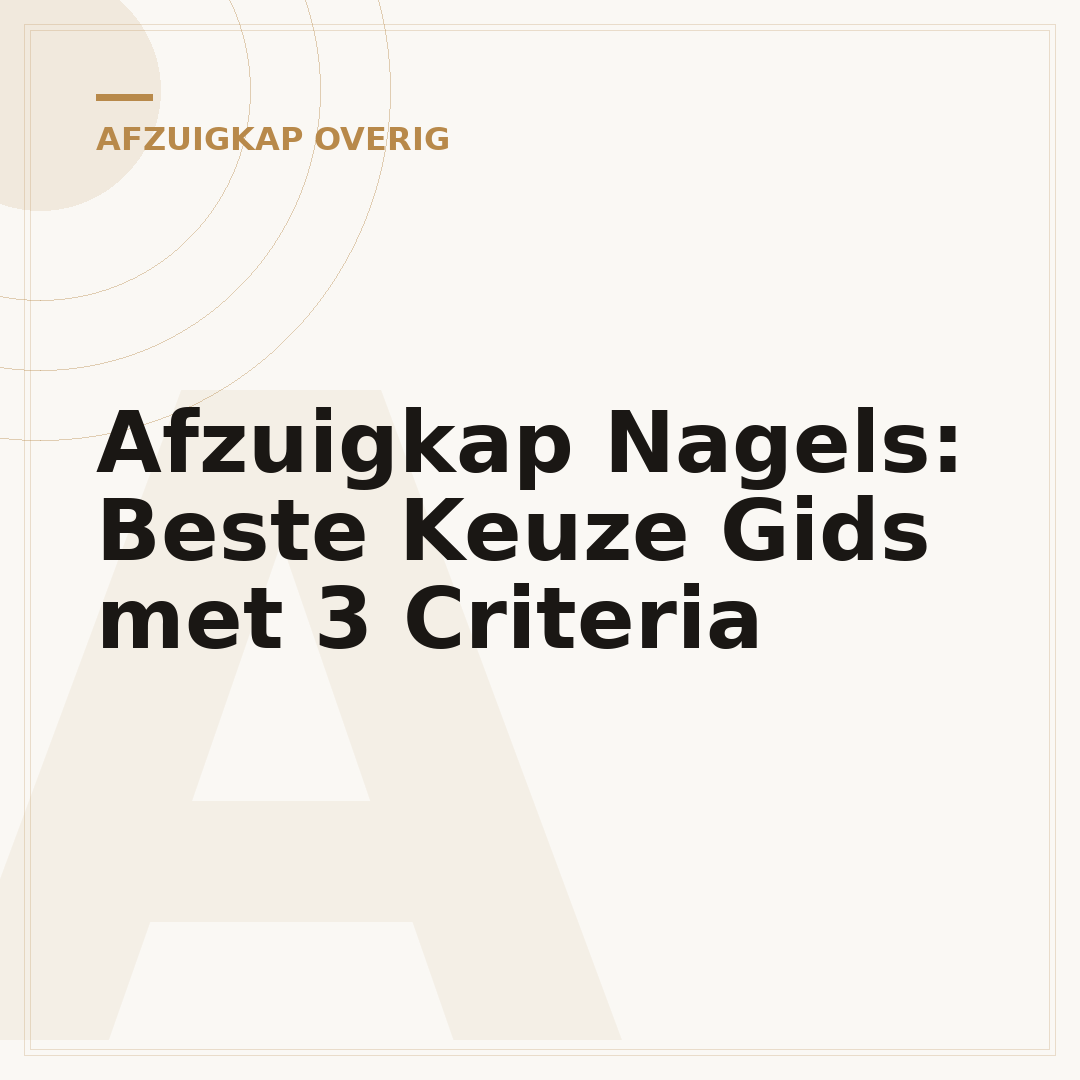 Afzuigkap Nagels: Beste Keuze Gids met 3 Criteria