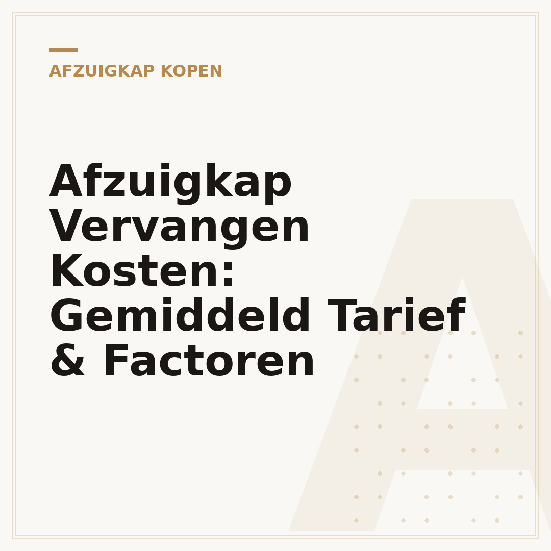 Afzuigkap Vervangen Kosten: Gemiddeld Tarief & Factoren