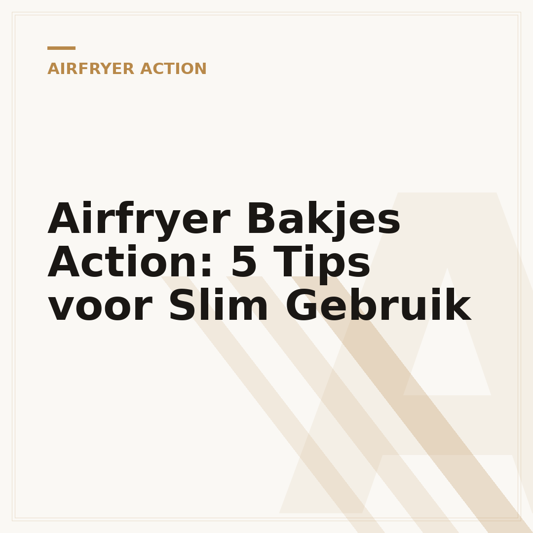 Airfryer Bakjes Action: 5 Tips voor Slim Gebruik