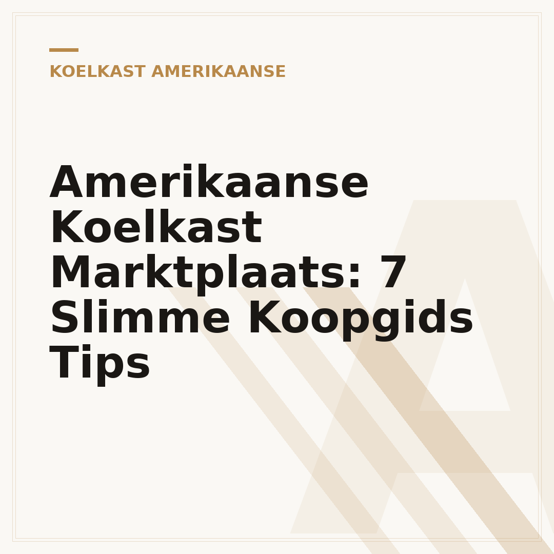 Amerikaanse Koelkast Marktplaats: 7 Slimme Koopgids Tips