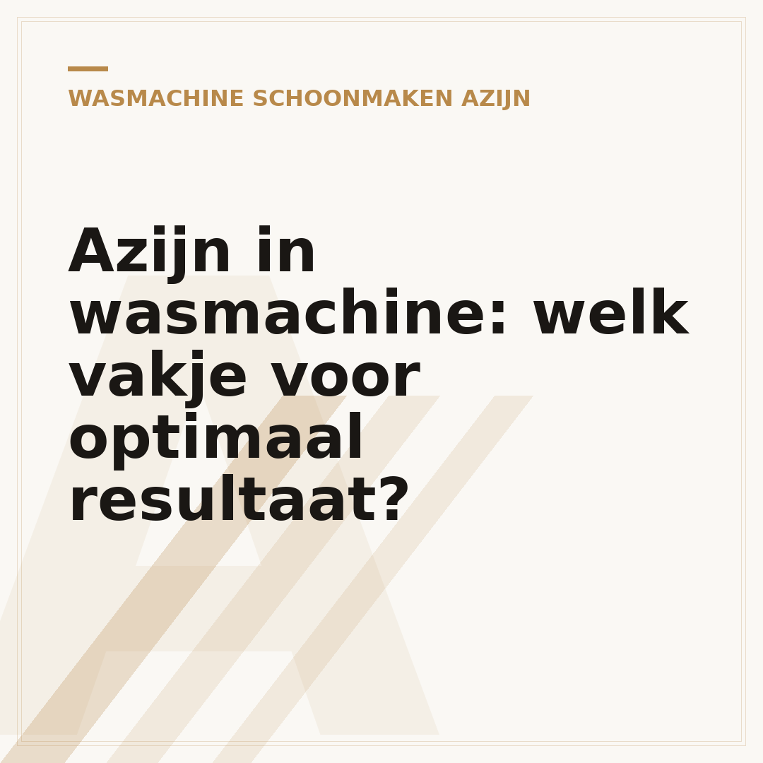 Azijn in wasmachine: welk vakje voor optimaal resultaat?