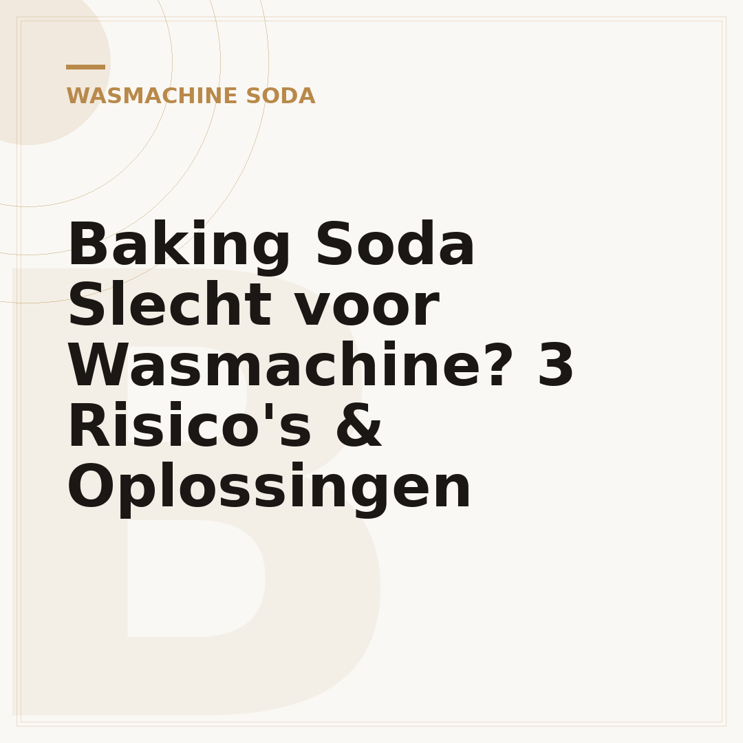 Baking Soda Slecht voor Wasmachine? 3 Risico's & Oplossingen