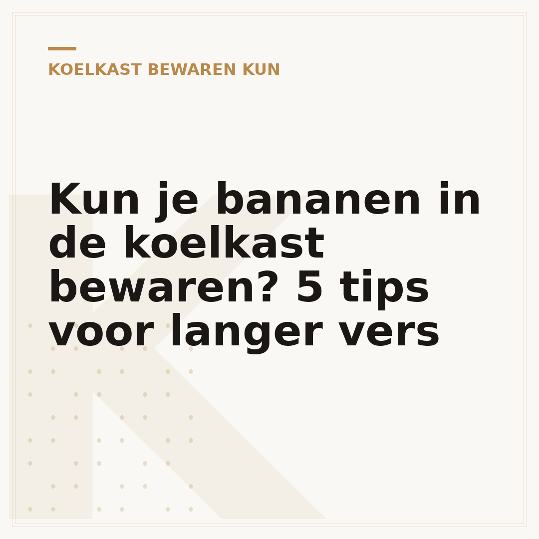 Kun je bananen in de koelkast bewaren? 5 tips voor langer vers