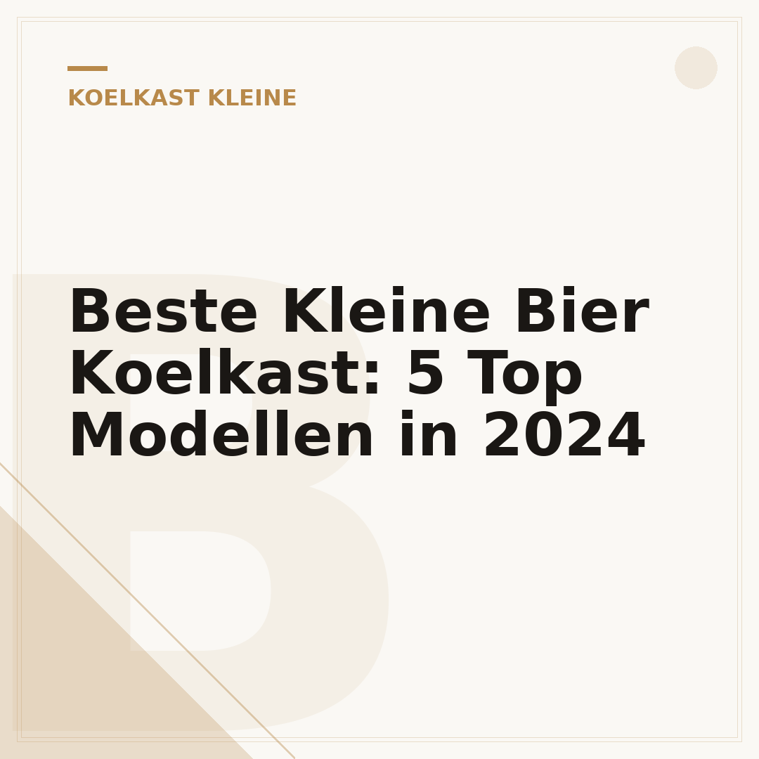 Beste Kleine Bier Koelkast: 5 Top Modellen in 2024