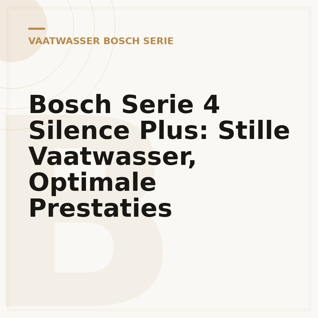Bosch Serie 4 Silence Plus: Stille Vaatwasser, Optimale Prestaties