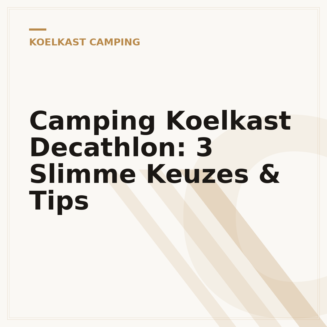 Camping Koelkast Decathlon: 3 Slimme Keuzes & Tips