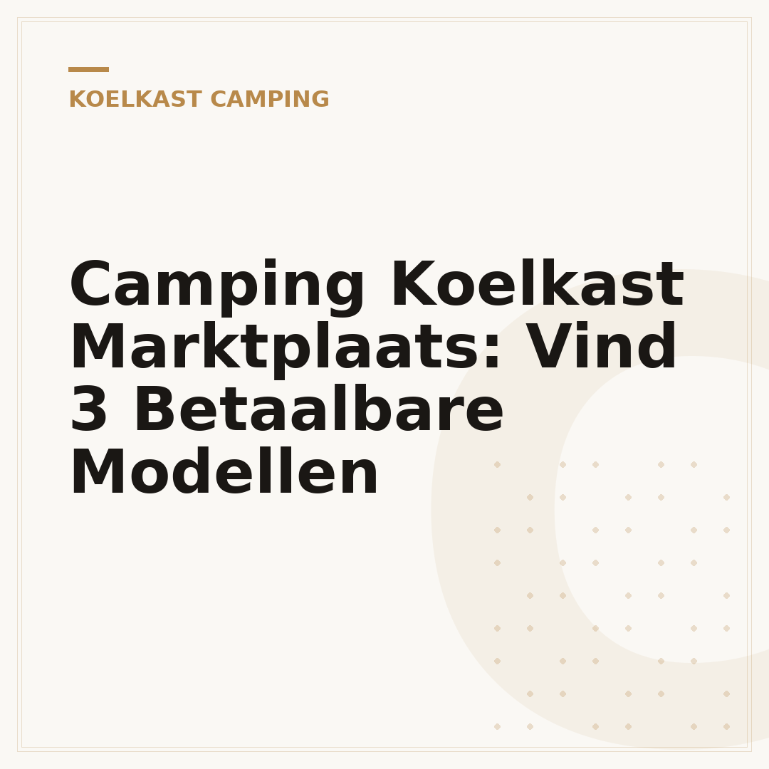 Camping Koelkast Marktplaats: Vind 3 Betaalbare Modellen