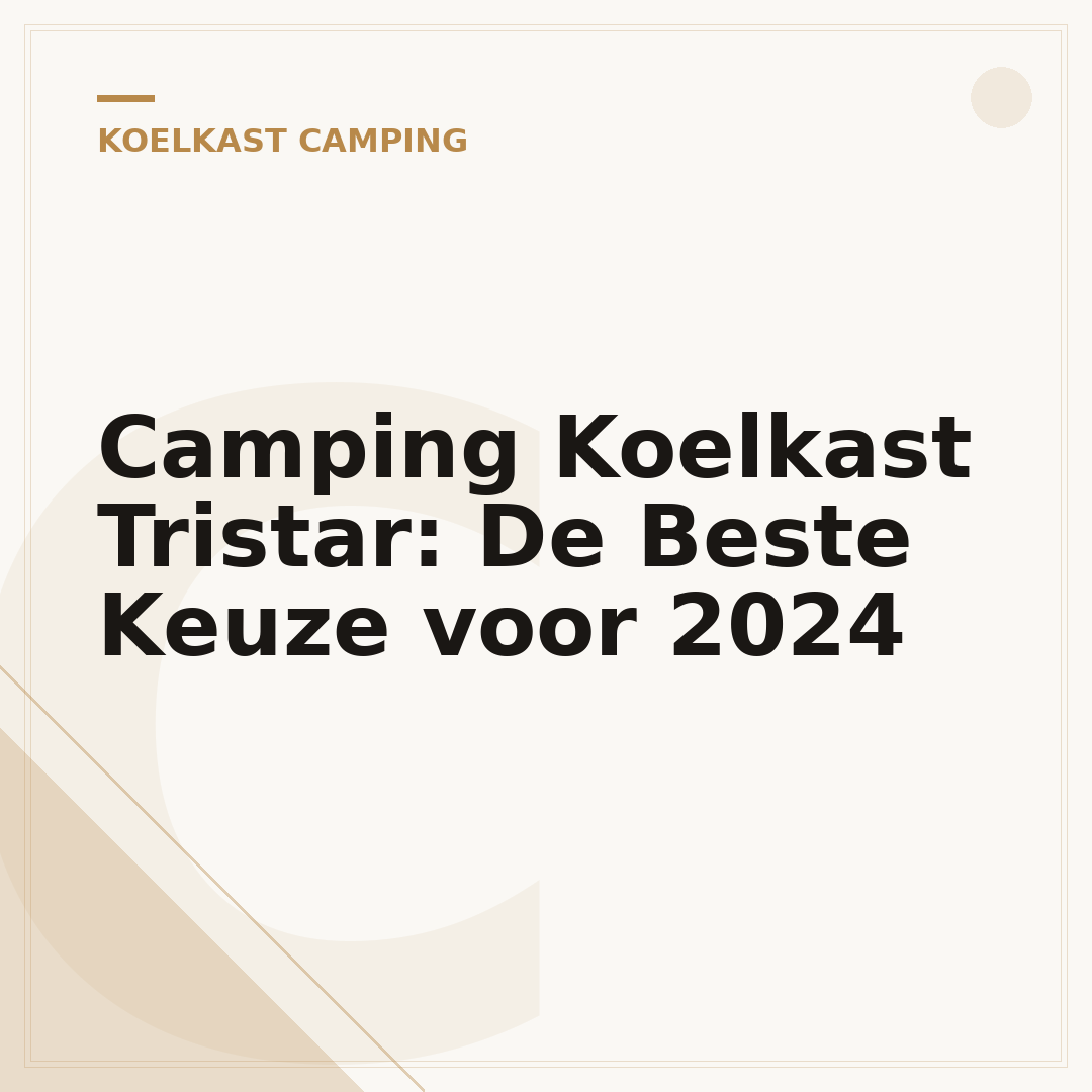 Camping Koelkast Tristar: De Beste Keuze voor 2024