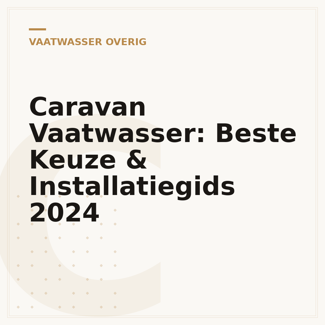 Caravan Vaatwasser: Beste Keuze & Installatiegids 2024
