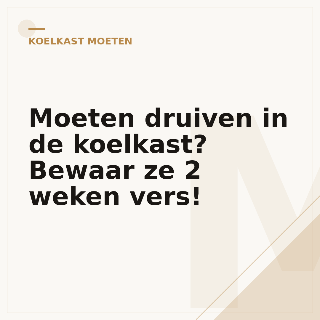 Moeten druiven in de koelkast? Bewaar ze 2 weken vers!