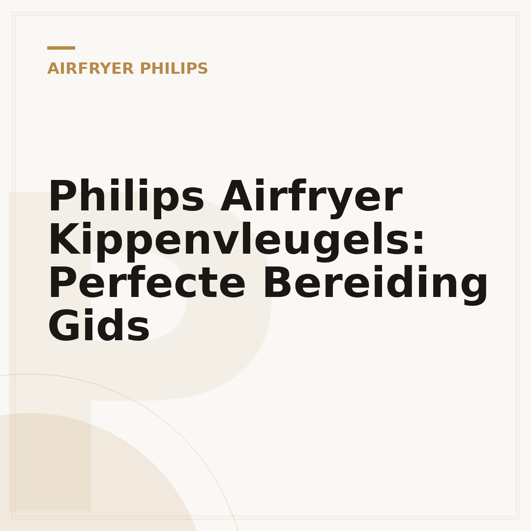 Philips Airfryer Kippenvleugels: Perfecte Bereiding Gids