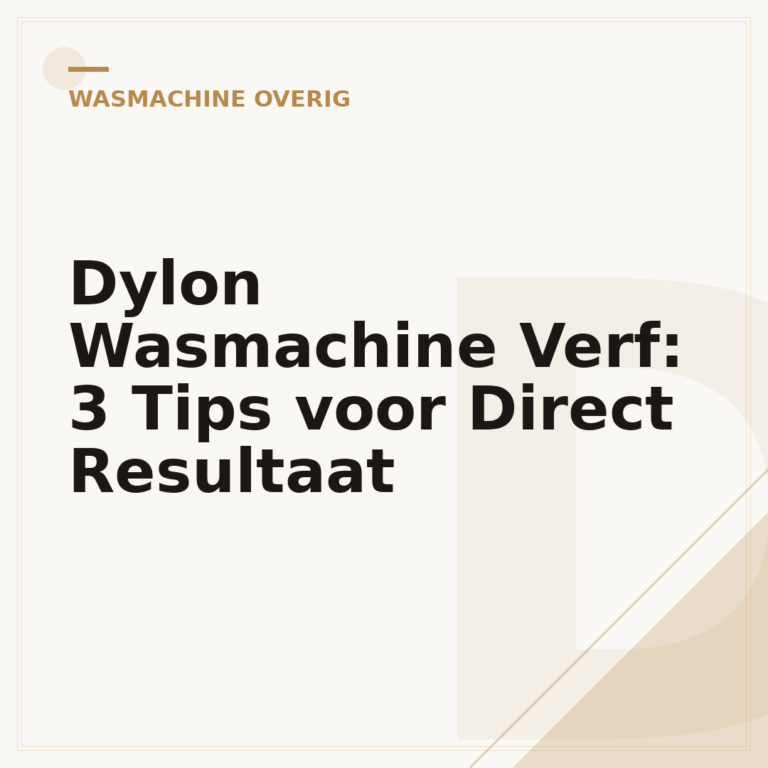 Dylon Wasmachine Verf: 3 Tips voor Direct Resultaat