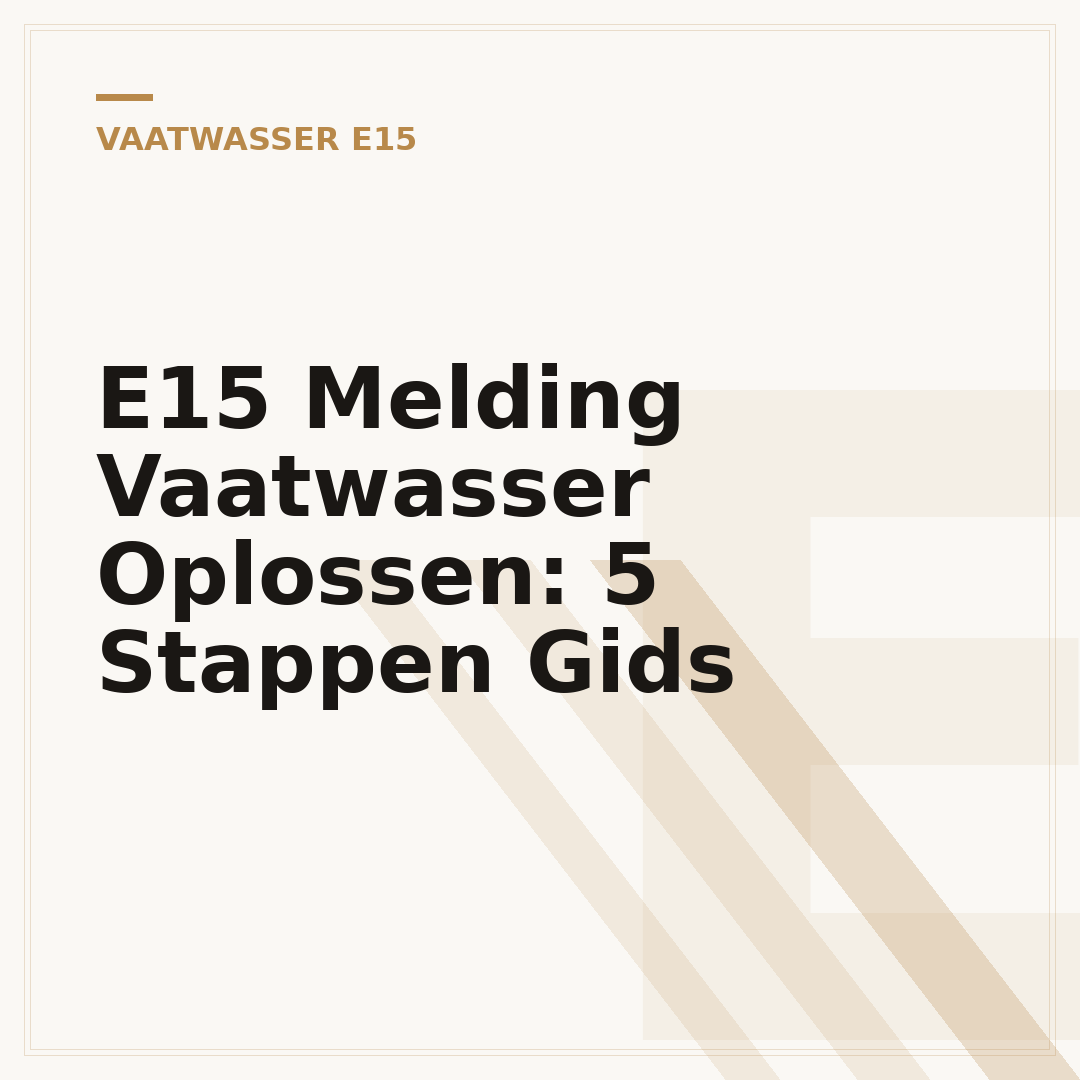 E15 Melding Vaatwasser Oplossen: 5 Stappen Gids