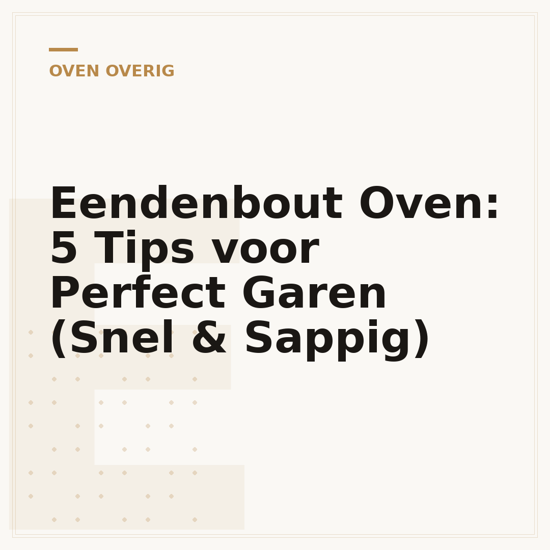 Eendenbout Oven: 5 Tips voor Perfect Garen (Snel & Sappig)