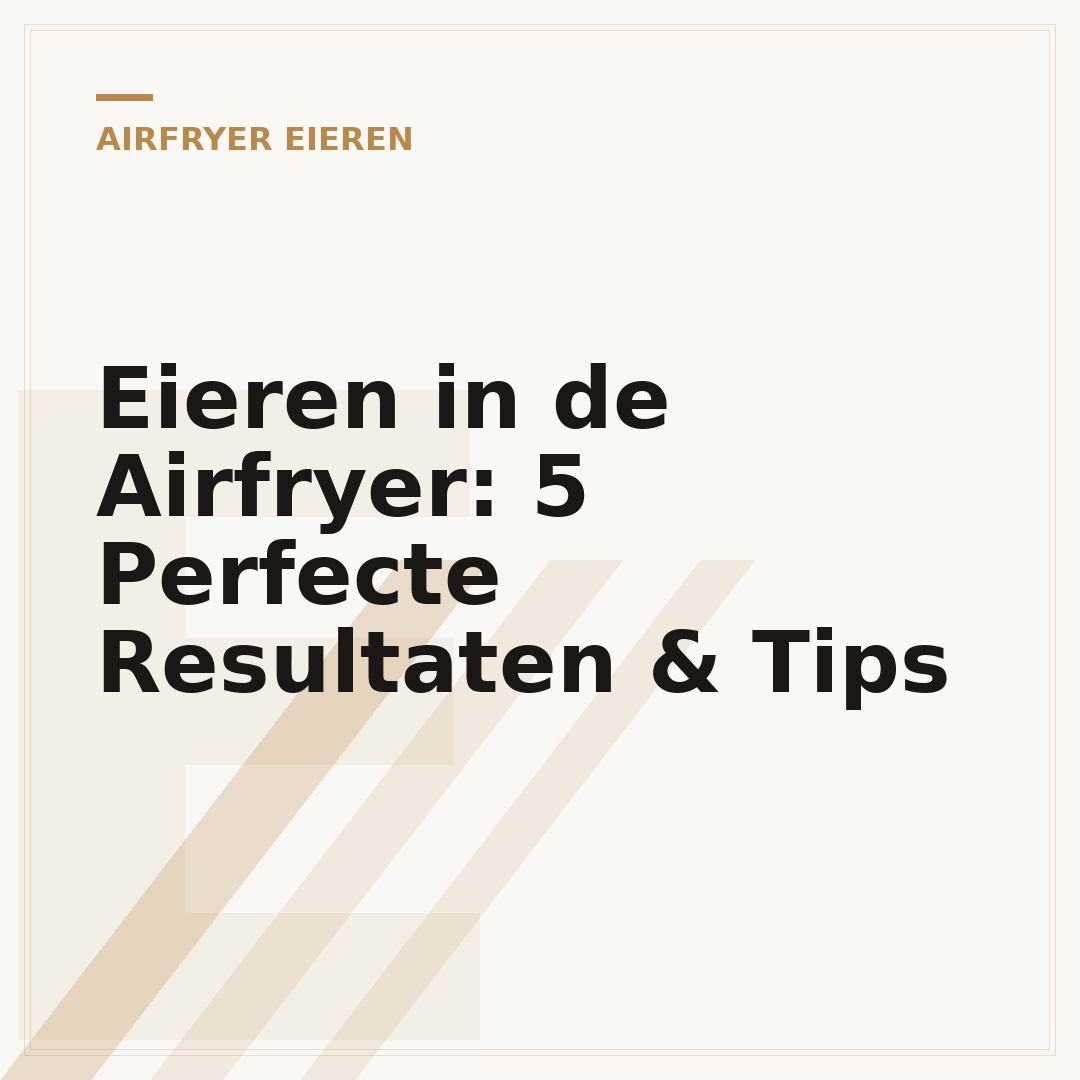 Eieren in de Airfryer: 5 Perfecte Resultaten & Tips