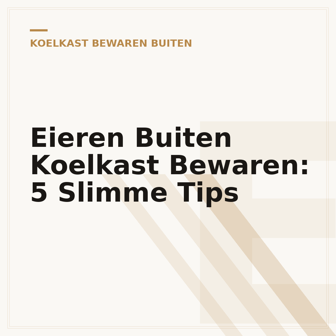 Eieren Buiten Koelkast Bewaren: 5 Slimme Tips