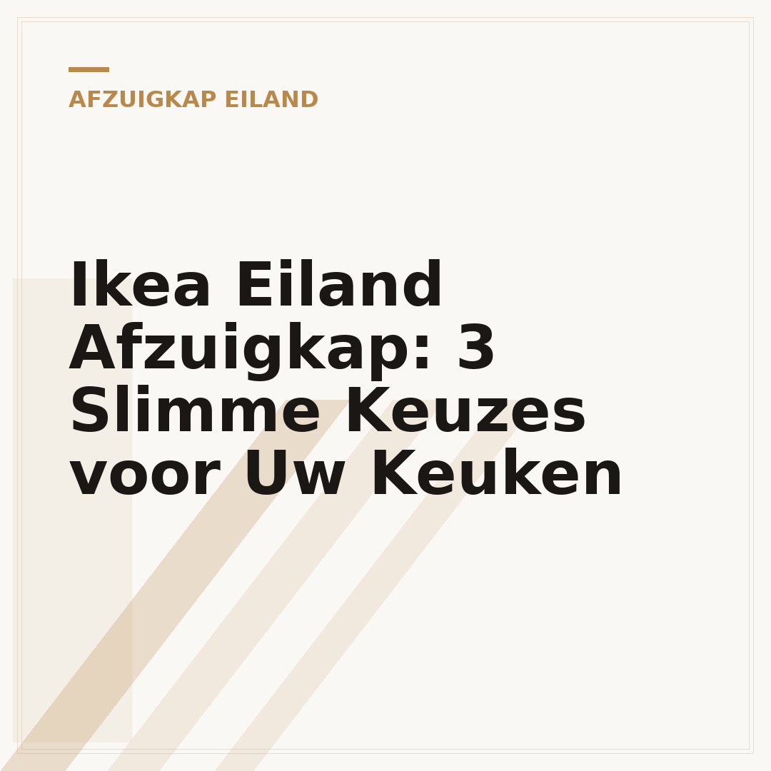 Ikea Eiland Afzuigkap: 3 Slimme Keuzes voor Uw Keuken