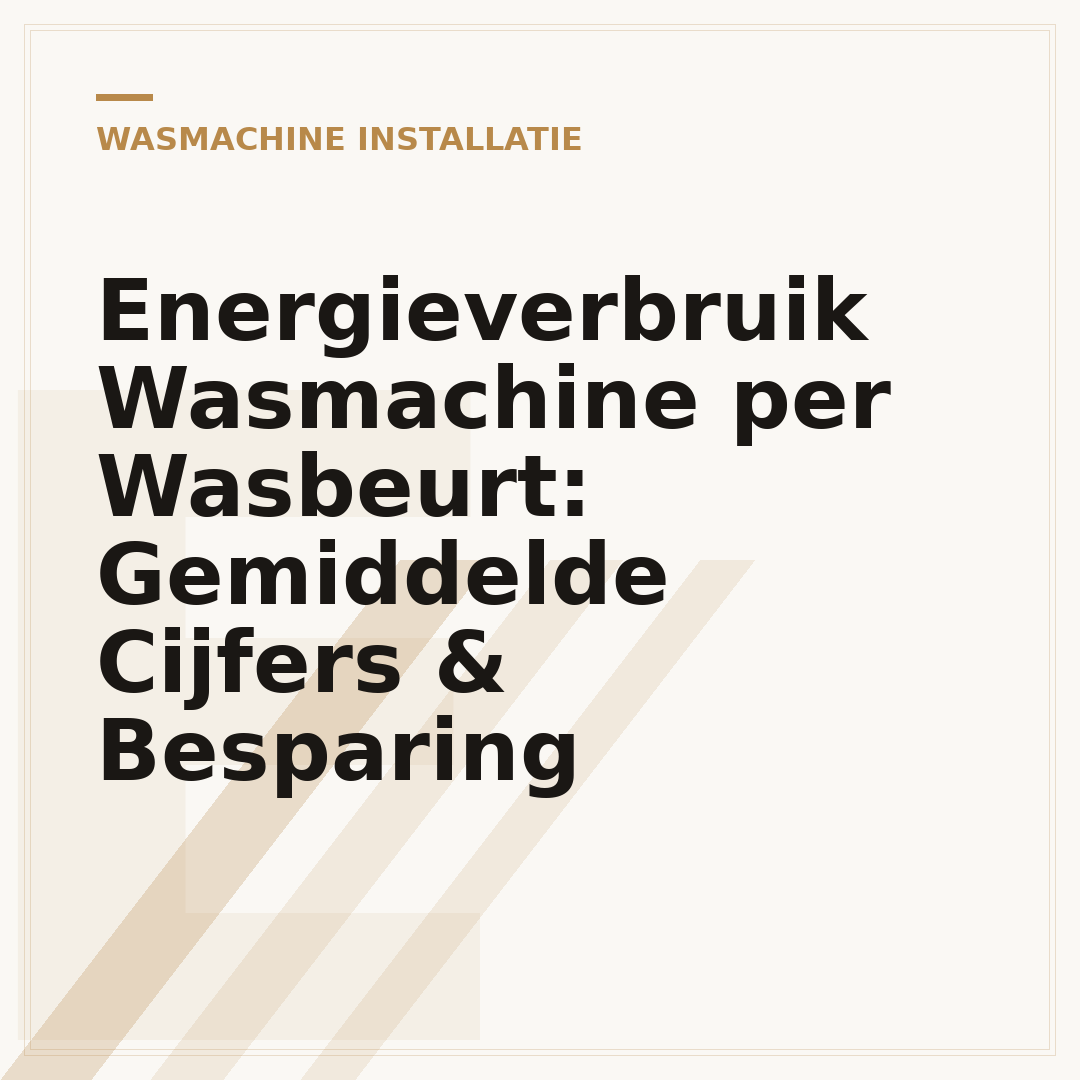 Energieverbruik Wasmachine per Wasbeurt: Gemiddelde Cijfers & Besparing