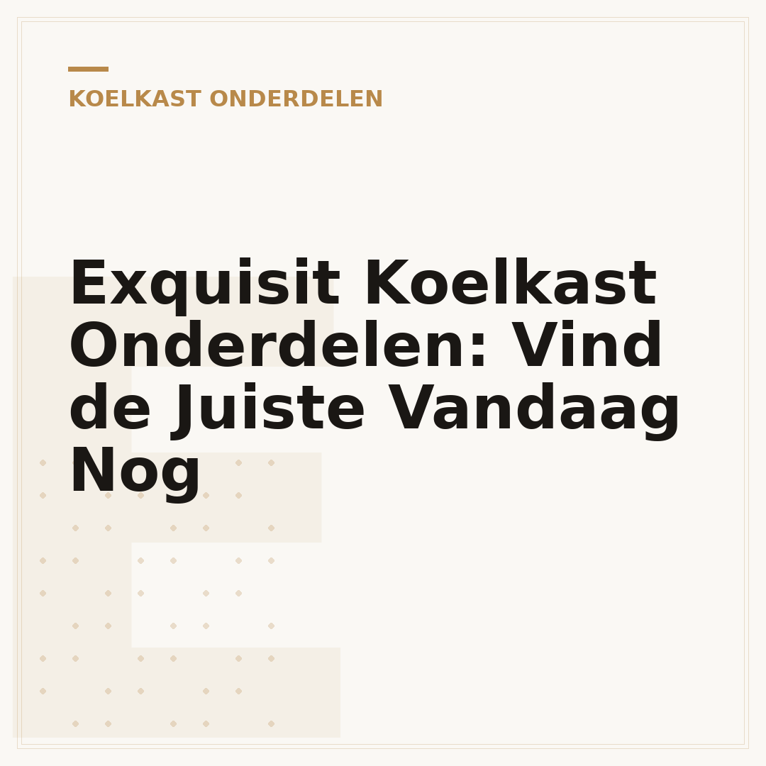 Exquisit Koelkast Onderdelen: Vind de Juiste Vandaag Nog