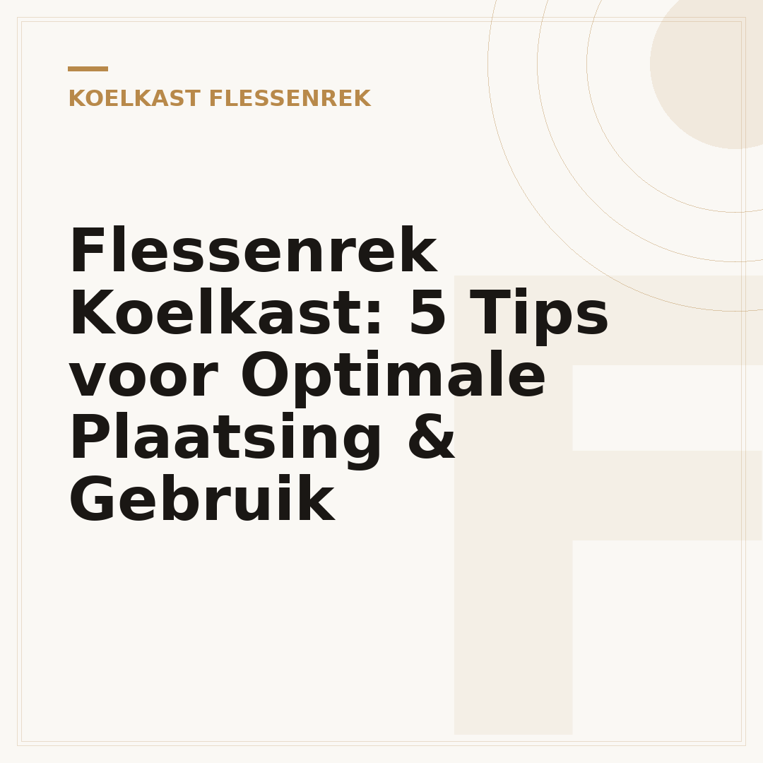 Flessenrek Koelkast: 5 Tips voor Optimale Plaatsing & Gebruik