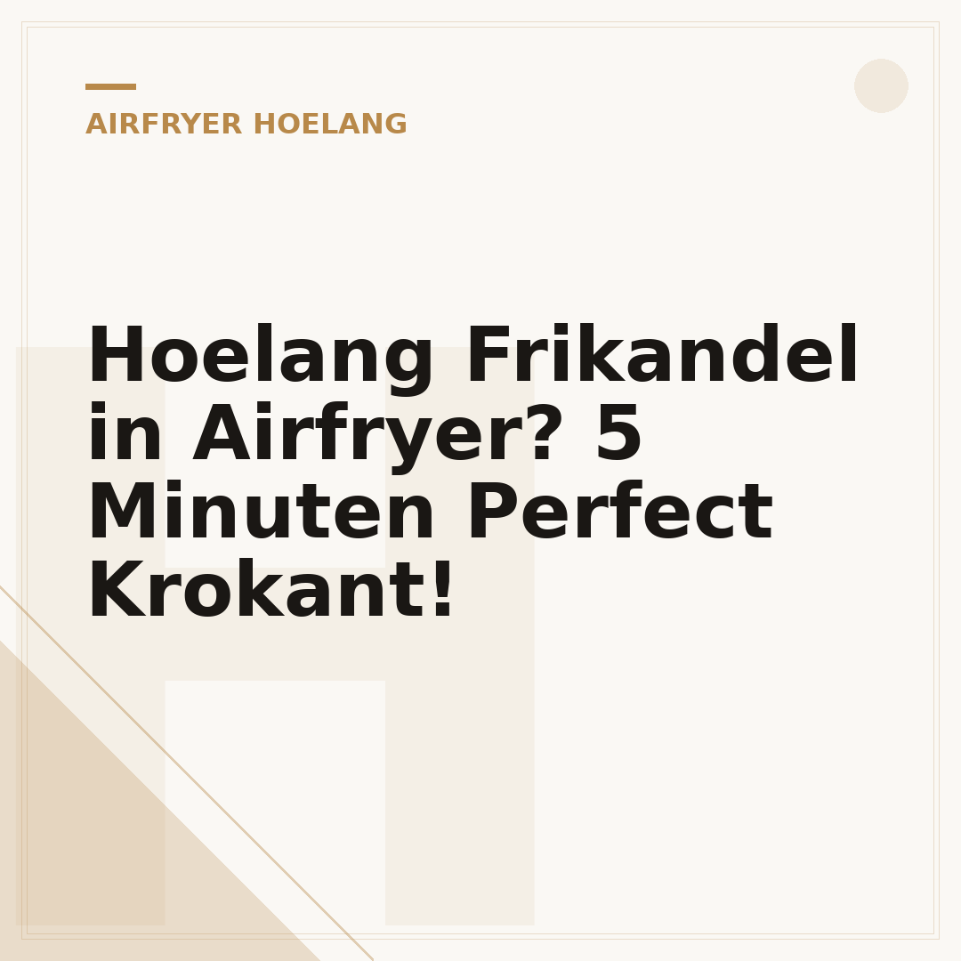 Hoelang Frikandel in Airfryer? 5 Minuten Perfect Krokant!