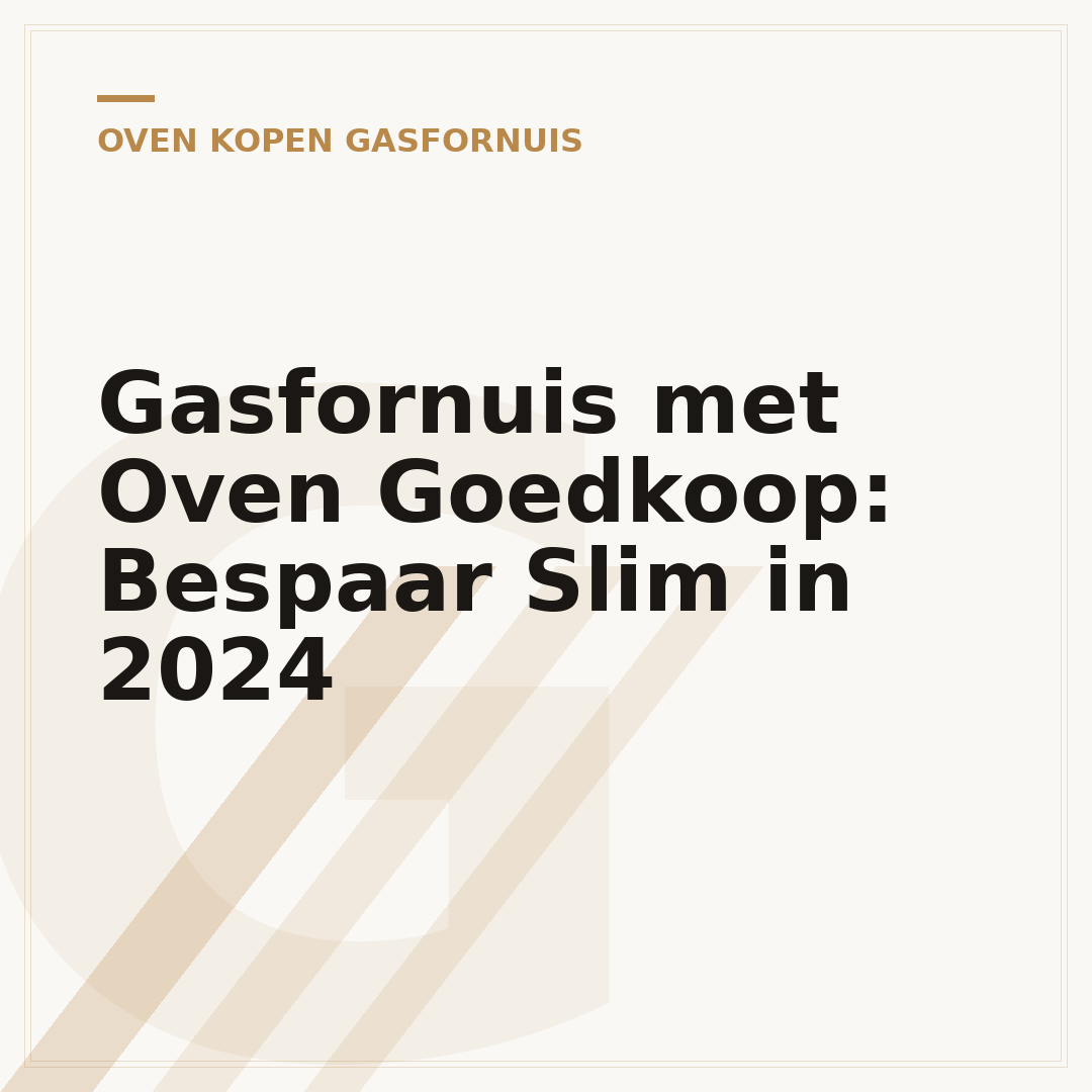 Gasfornuis met Oven Goedkoop: Bespaar Slim in 2024