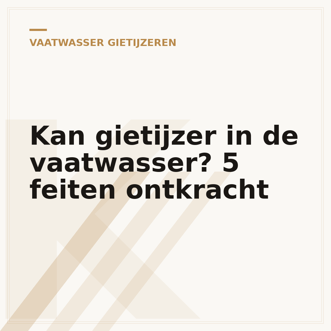 Kan gietijzer in de vaatwasser? 5 feiten ontkracht