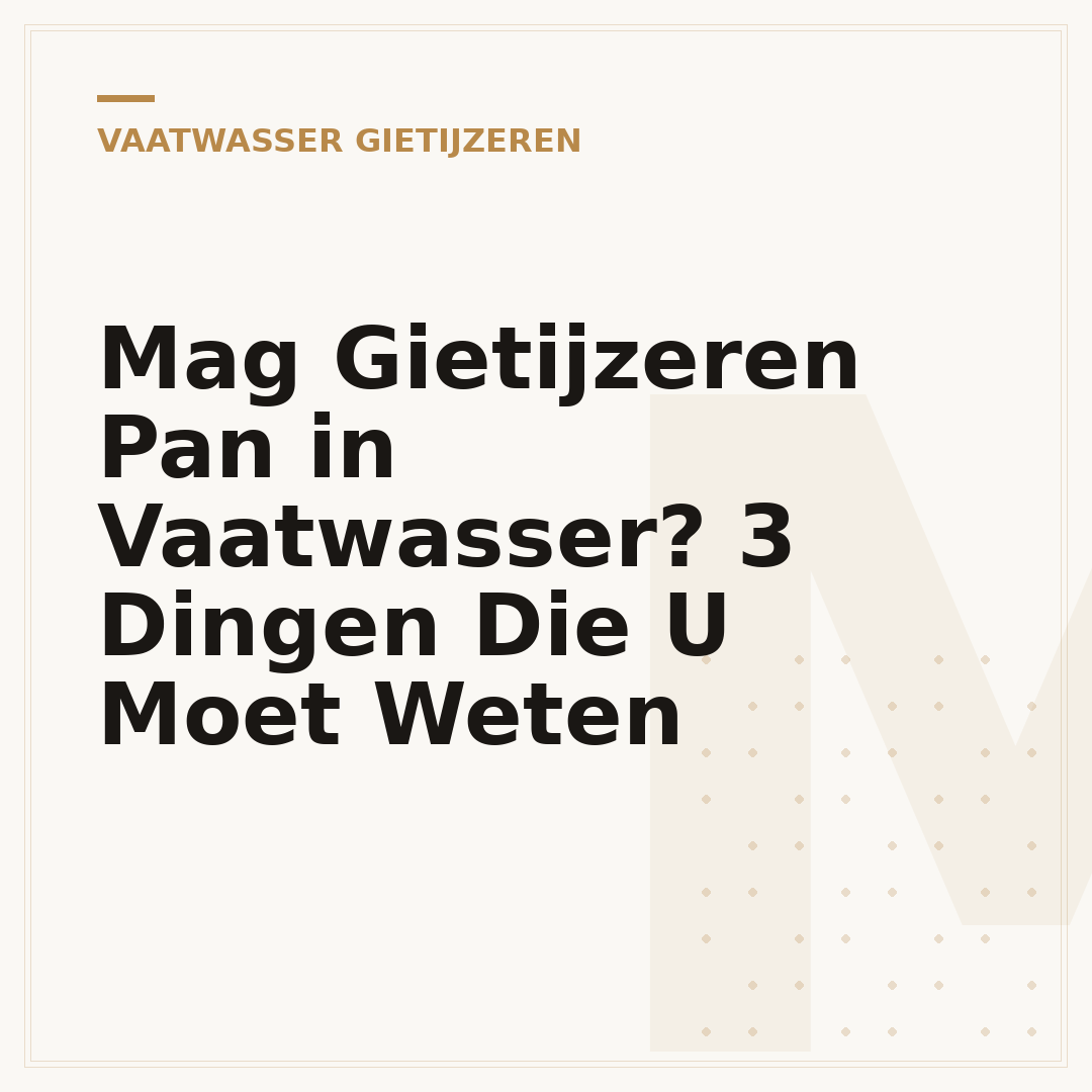 Mag Gietijzeren Pan in Vaatwasser? 3 Dingen Die U Moet Weten