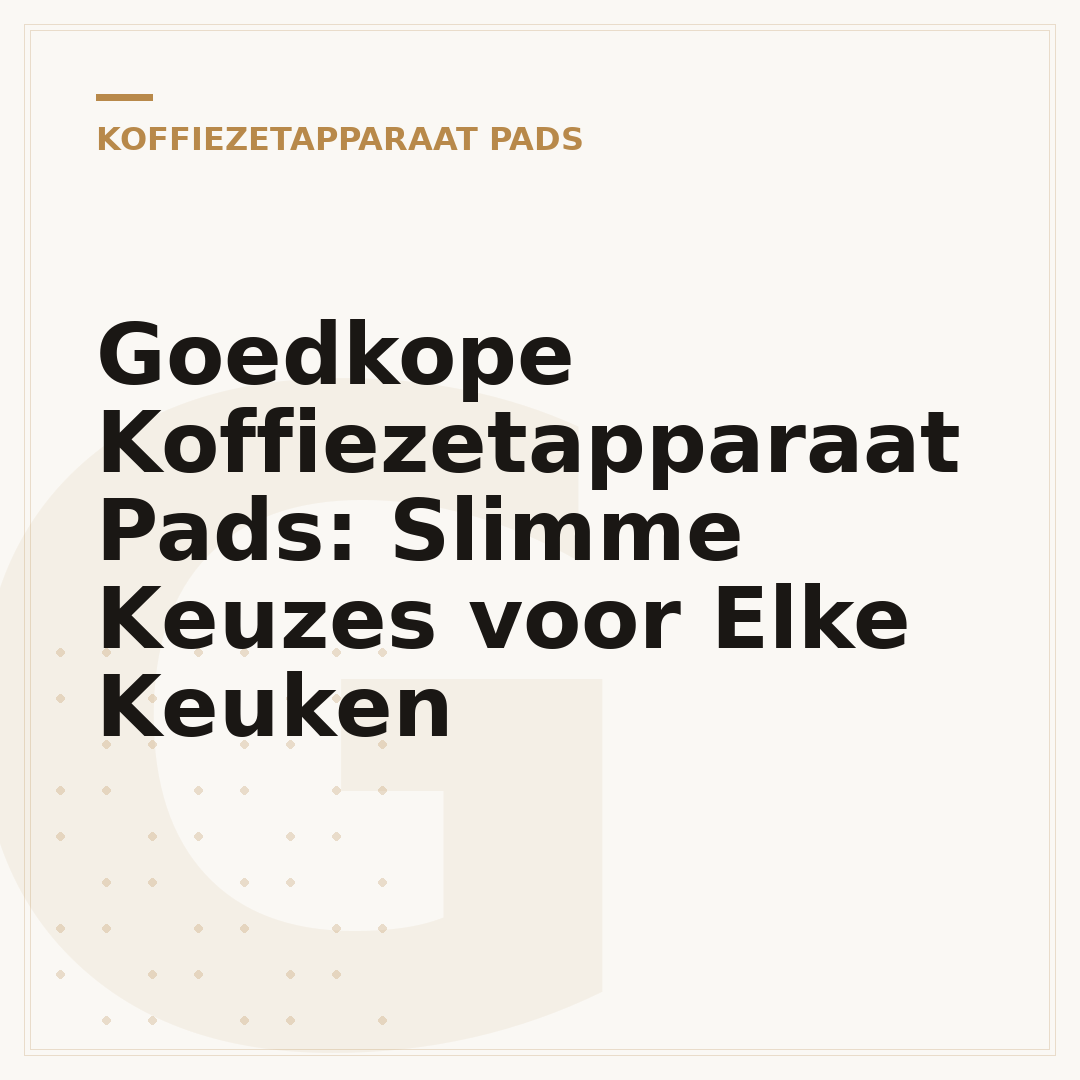 Goedkope Koffiezetapparaat Pads: Slimme Keuzes voor Elke Keuken