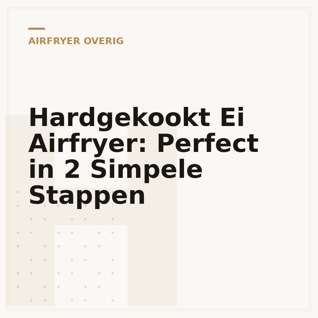 Hardgekookt Ei Airfryer: Perfect in 2 Simpele Stappen