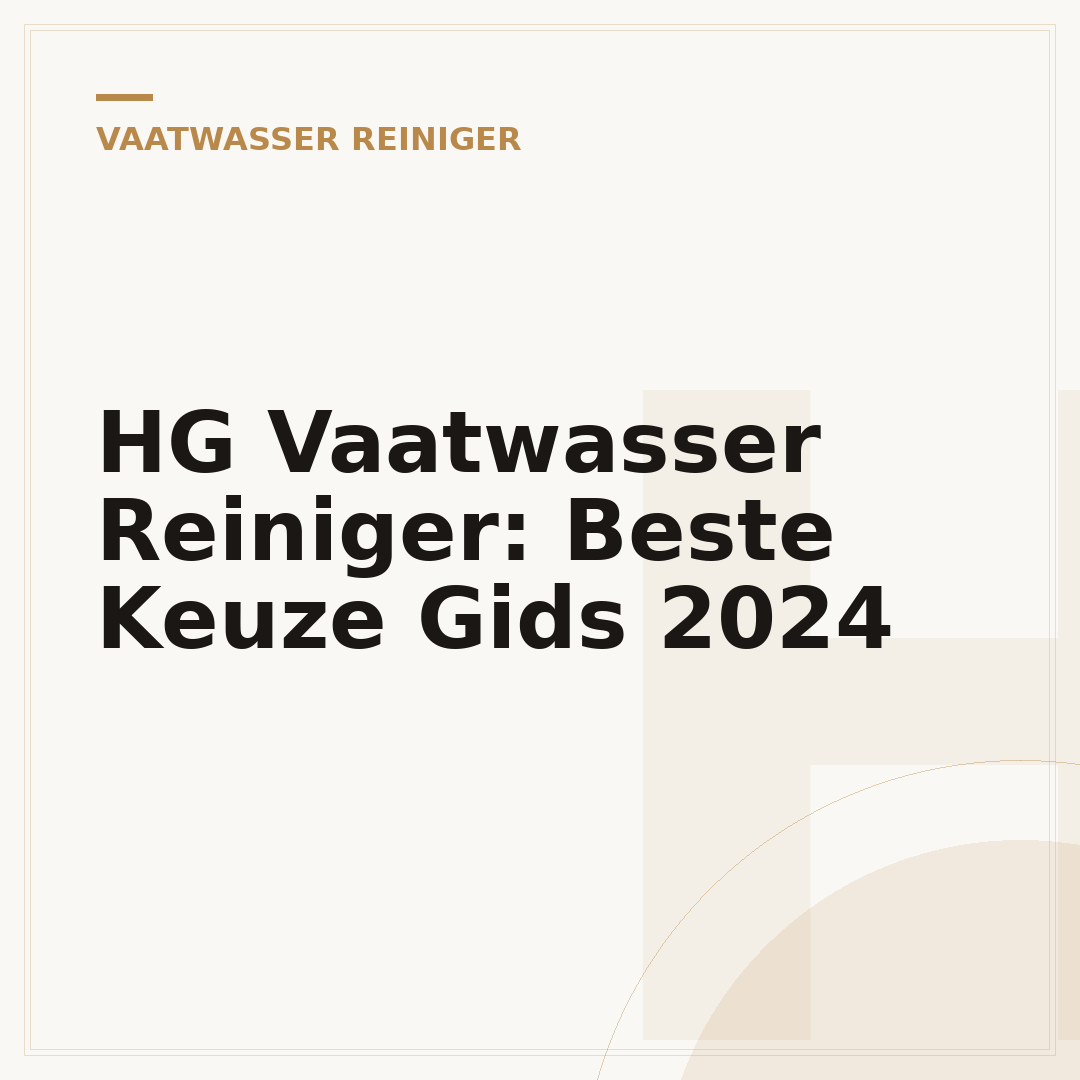 HG Vaatwasser Reiniger: Beste Keuze Gids 2024