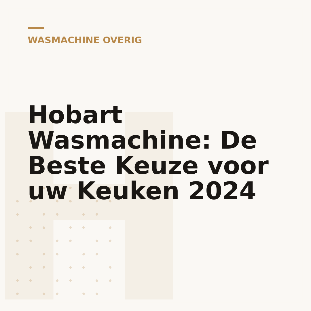 Hobart Wasmachine: De Beste Keuze voor uw Keuken 2024