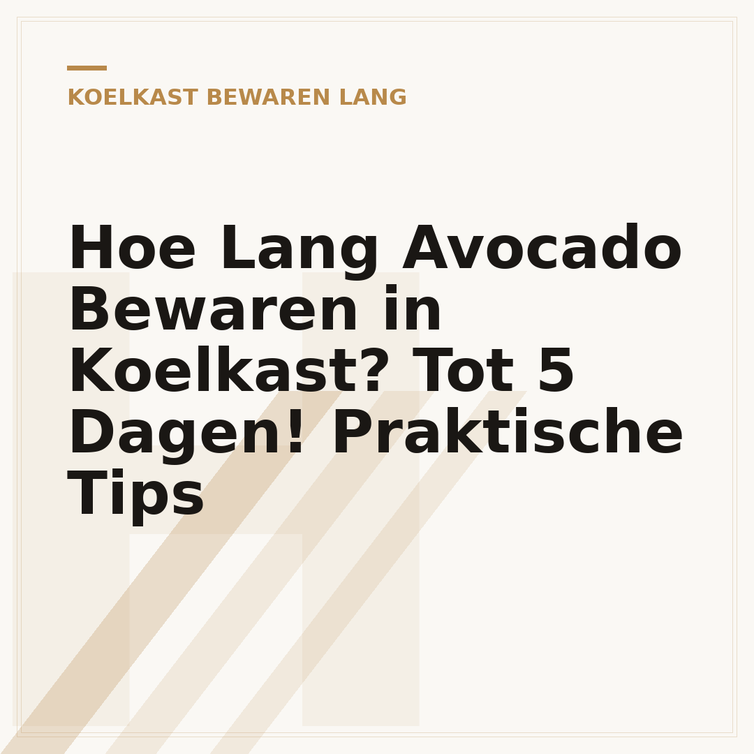 Hoe Lang Avocado Bewaren in Koelkast? Tot 5 Dagen! Praktische Tips