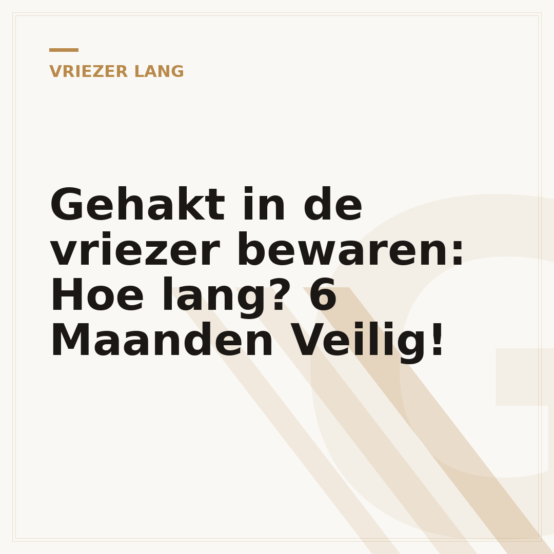 Gehakt in de vriezer bewaren: Hoe lang? 6 Maanden Veilig!