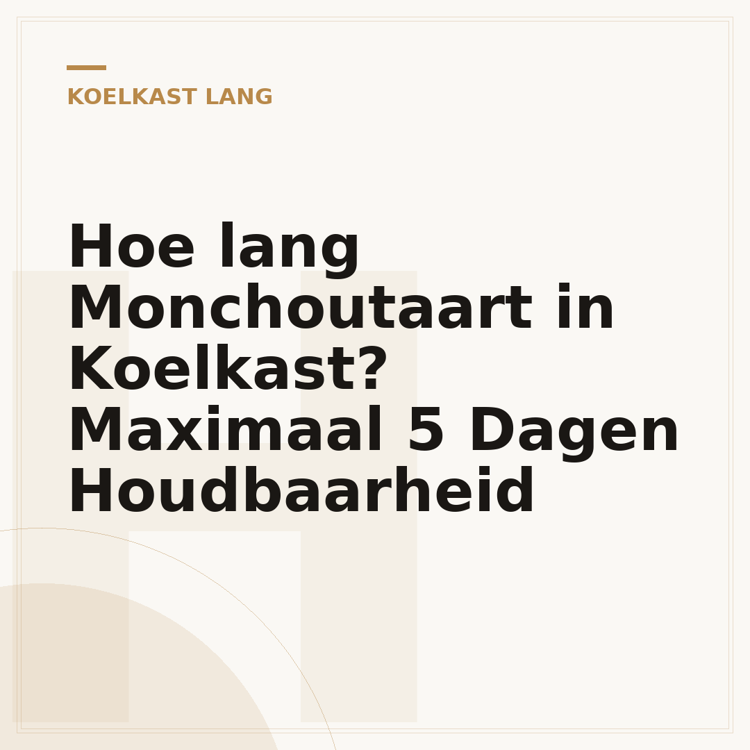 Hoe lang Monchoutaart in Koelkast? Maximaal 5 Dagen Houdbaarheid