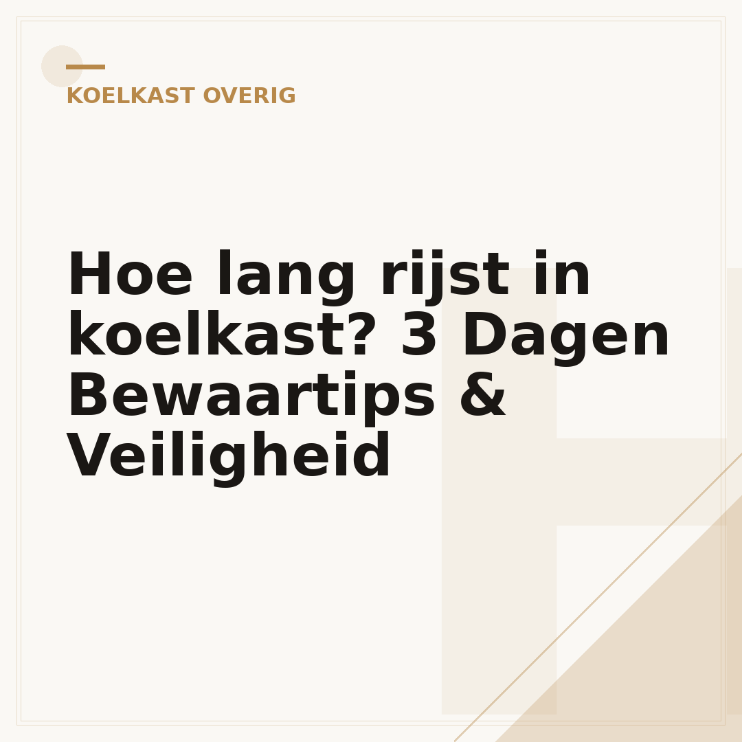 Hoe lang rijst in koelkast? 3 Dagen Bewaartips & Veiligheid