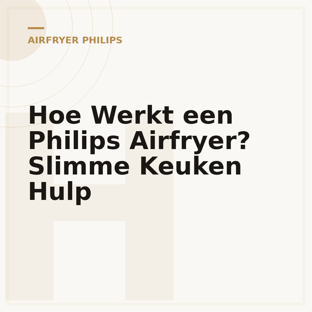Hoe Werkt een Philips Airfryer? Slimme Keuken Hulp