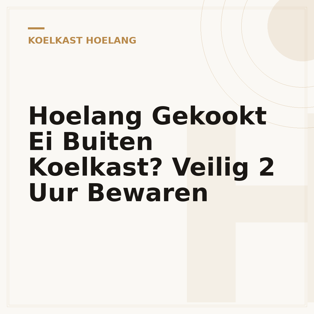 Hoelang Gekookt Ei Buiten Koelkast? Veilig 2 Uur Bewaren