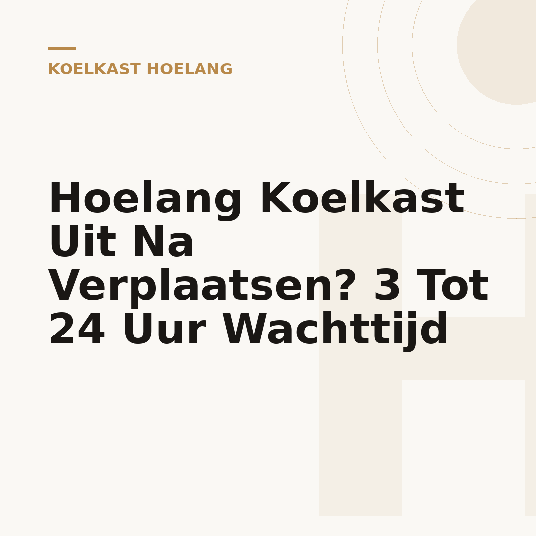Hoelang Koelkast Uit Na Verplaatsen? 3 Tot 24 Uur Wachttijd