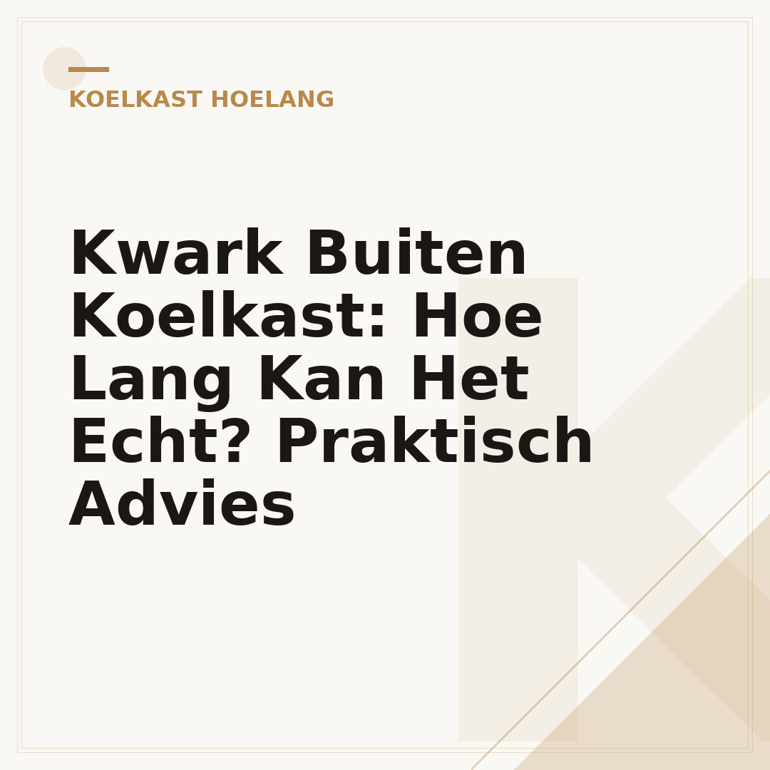 Kwark Buiten Koelkast: Hoe Lang Kan Het Echt? Praktisch Advies