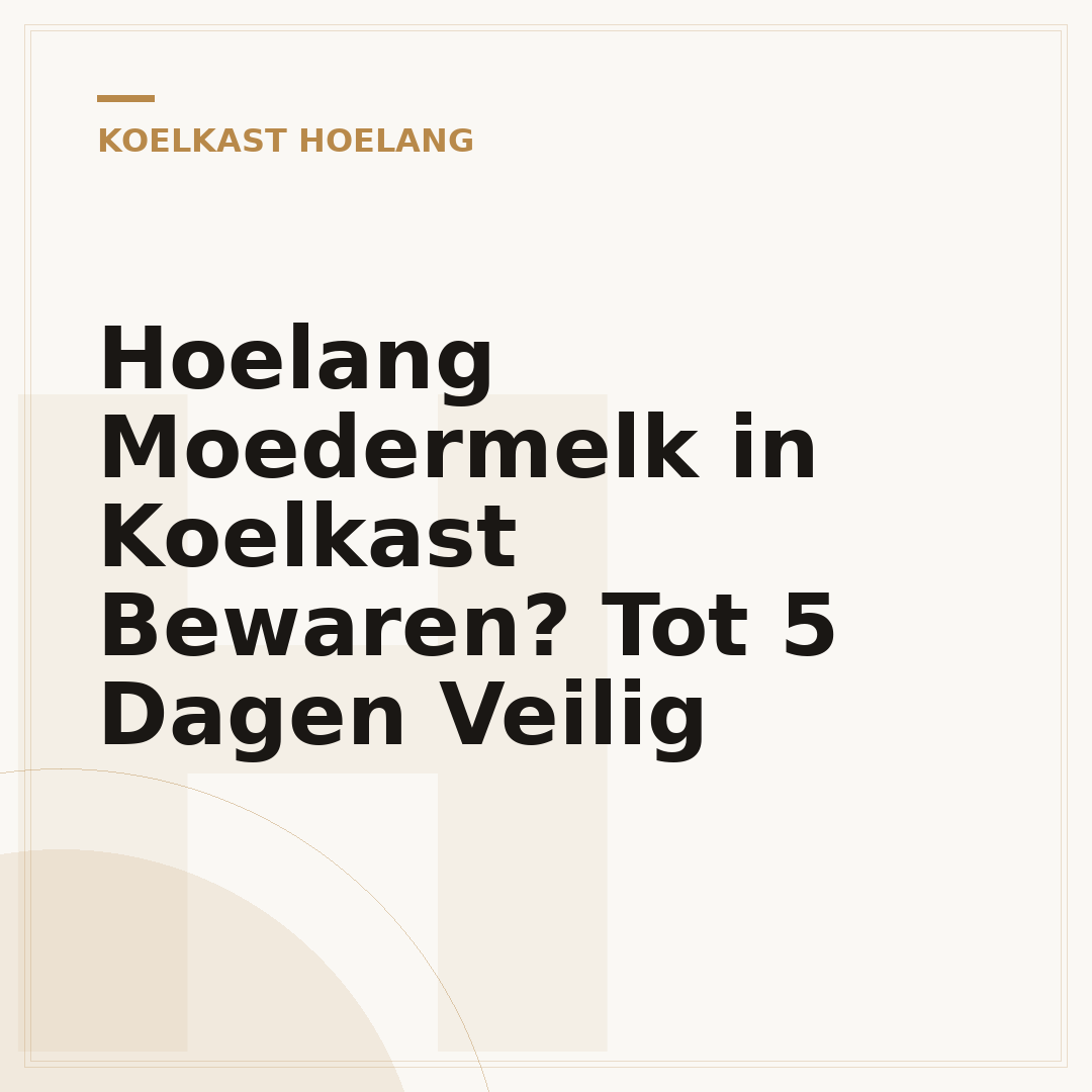 Hoelang Moedermelk in Koelkast Bewaren? Tot 5 Dagen Veilig