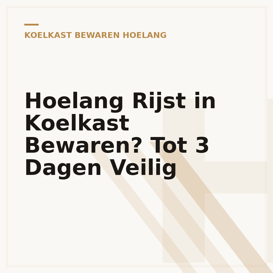 Hoelang Rijst in Koelkast Bewaren? Tot 3 Dagen Veilig