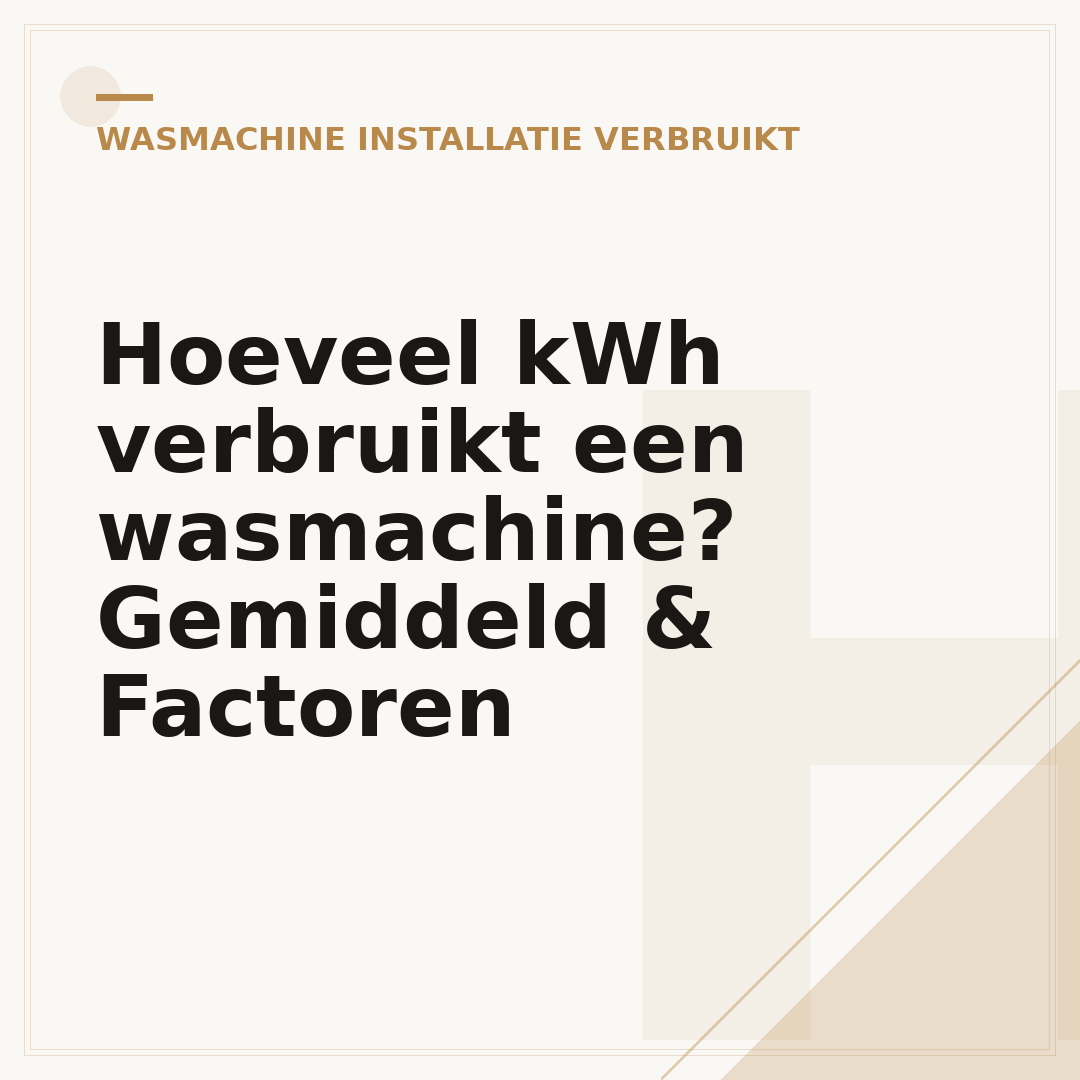 Hoeveel kWh verbruikt een wasmachine? Gemiddeld & Factoren