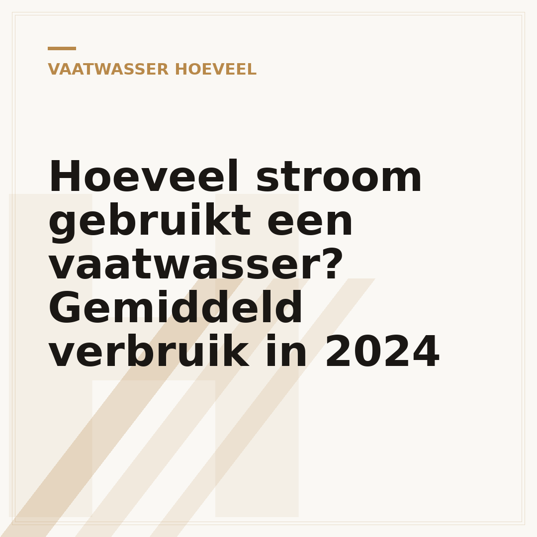 Hoeveel stroom gebruikt een vaatwasser? Gemiddeld verbruik in 2024