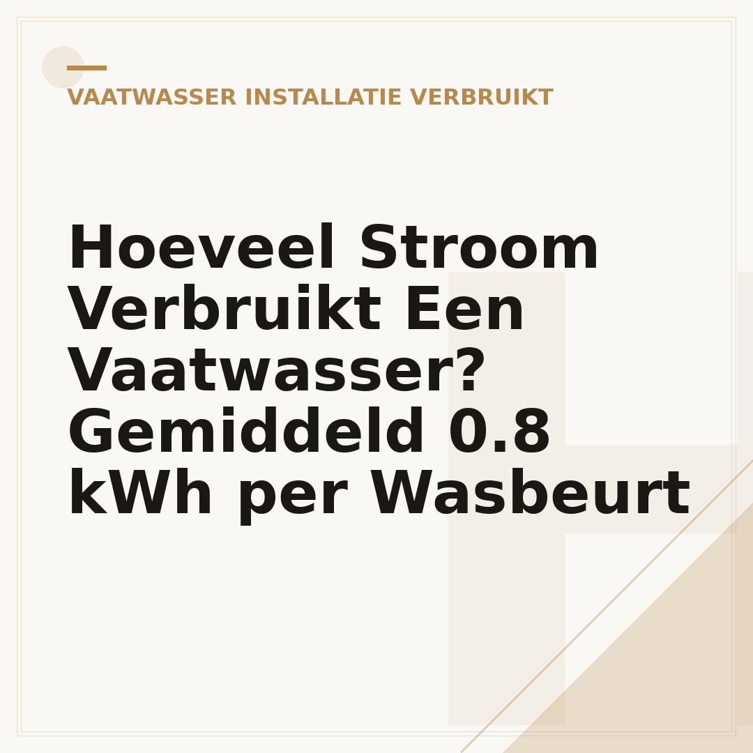 Hoeveel Stroom Verbruikt Een Vaatwasser? Gemiddeld 0.8 kWh per Wasbeurt