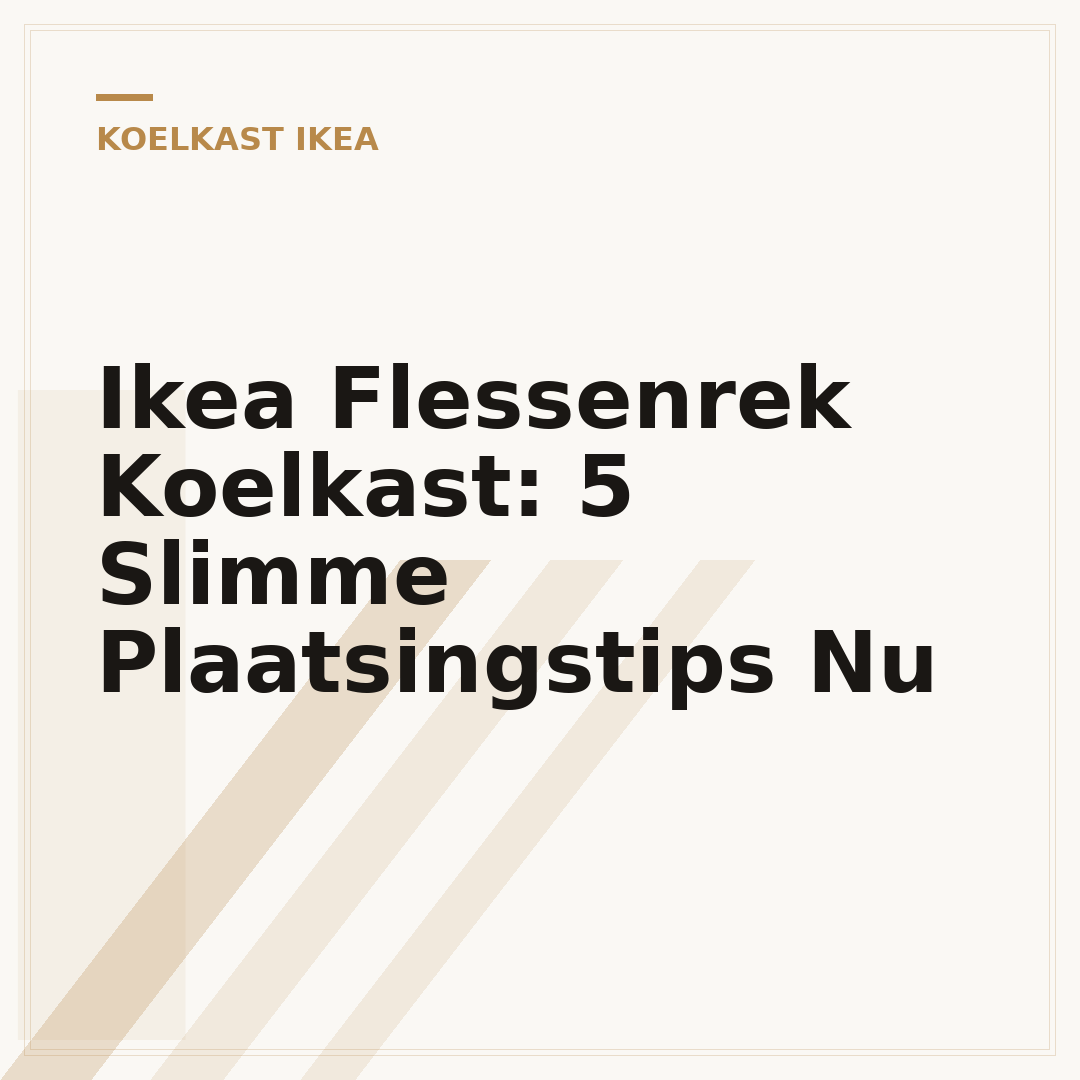 Ikea Flessenrek Koelkast: 5 Slimme Plaatsingstips Nu