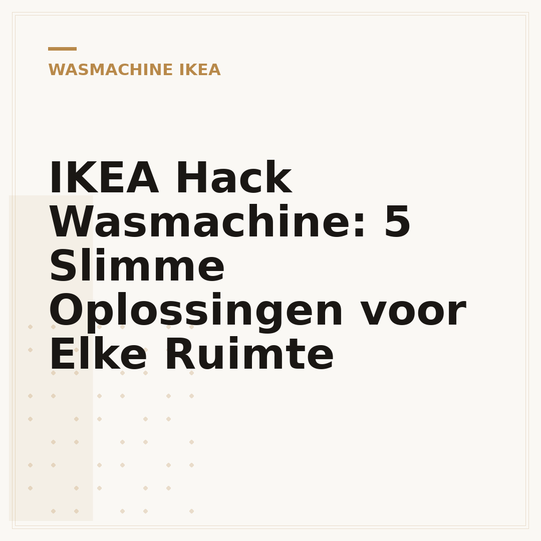 IKEA Hack Wasmachine: 5 Slimme Oplossingen voor Elke Ruimte